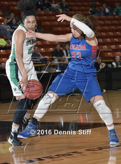 Thumbnail 1 in Folsom vs. St. Mary's (CIF SJS D1 Semifinal) photogallery.