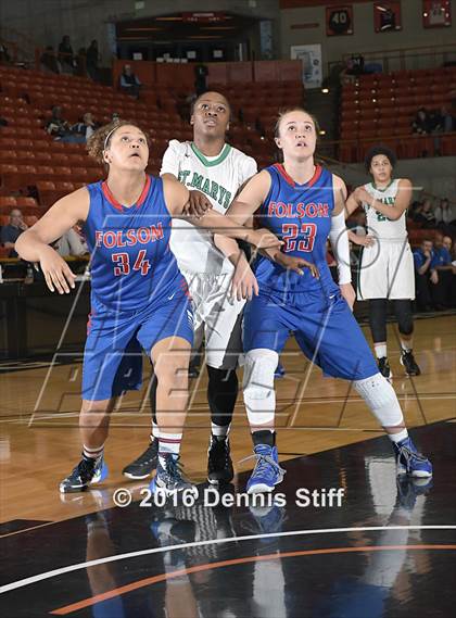 Thumbnail 3 in Folsom vs. St. Mary's (CIF SJS D1 Semifinal) photogallery.