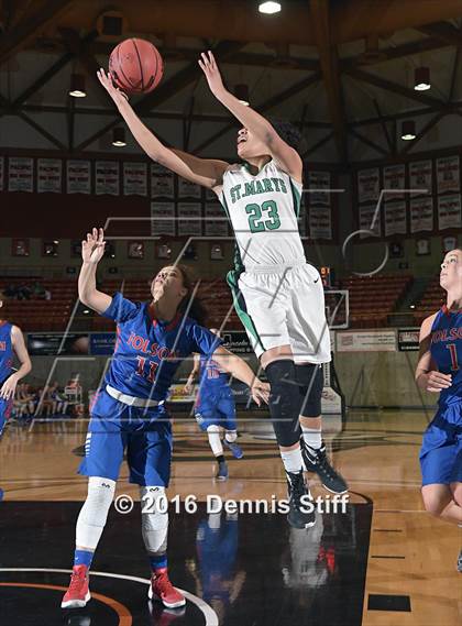 Thumbnail 1 in Folsom vs. St. Mary's (CIF SJS D1 Semifinal) photogallery.