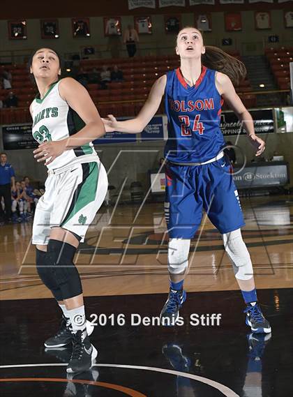 Thumbnail 2 in Folsom vs. St. Mary's (CIF SJS D1 Semifinal) photogallery.