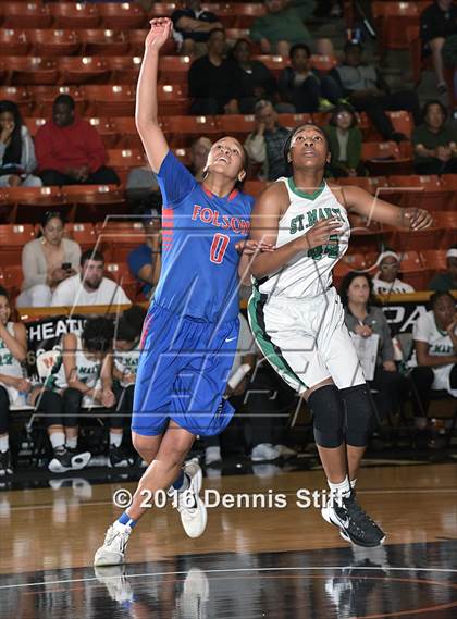 Thumbnail 3 in Folsom vs. St. Mary's (CIF SJS D1 Semifinal) photogallery.