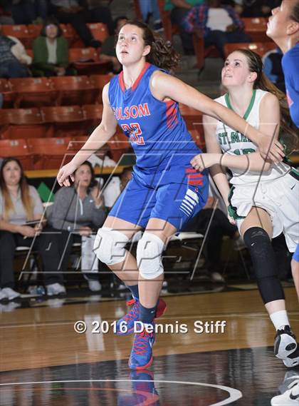 Thumbnail 1 in Folsom vs. St. Mary's (CIF SJS D1 Semifinal) photogallery.