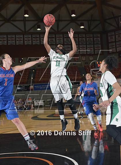 Thumbnail 1 in Folsom vs. St. Mary's (CIF SJS D1 Semifinal) photogallery.