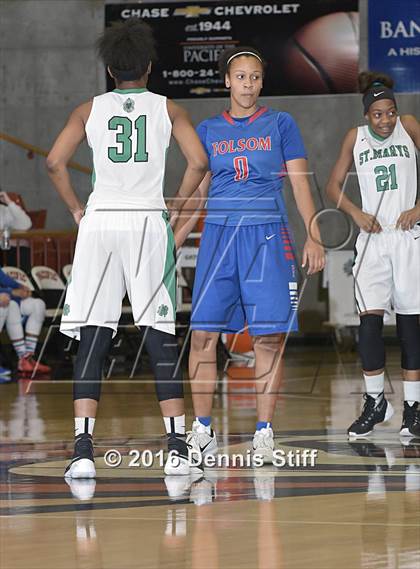 Thumbnail 1 in Folsom vs. St. Mary's (CIF SJS D1 Semifinal) photogallery.