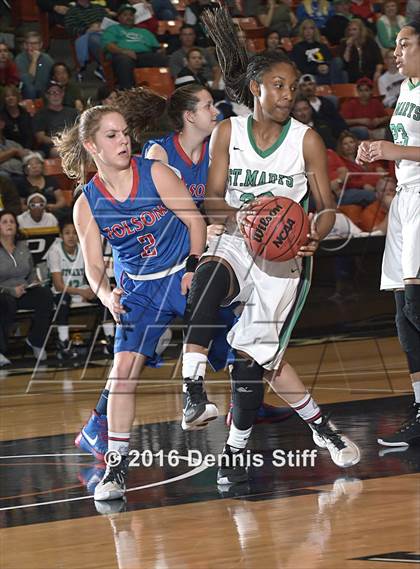 Thumbnail 2 in Folsom vs. St. Mary's (CIF SJS D1 Semifinal) photogallery.
