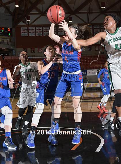 Thumbnail 3 in Folsom vs. St. Mary's (CIF SJS D1 Semifinal) photogallery.