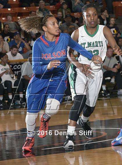 Thumbnail 1 in Folsom vs. St. Mary's (CIF SJS D1 Semifinal) photogallery.