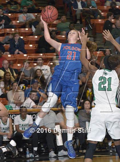 Thumbnail 2 in Folsom vs. St. Mary's (CIF SJS D1 Semifinal) photogallery.