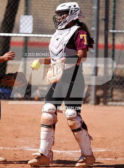 Thumbnail 2 in Chandler vs. Tolleson (Hamilton Softball Invitational) photogallery.