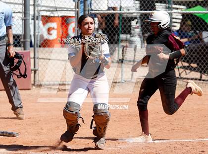 Thumbnail 2 in Chandler vs. Tolleson (Hamilton Softball Invitational) photogallery.