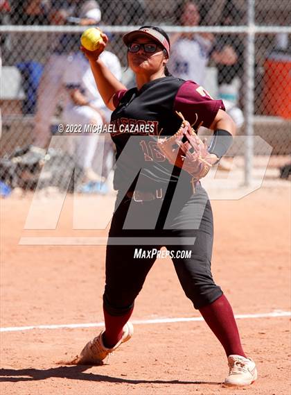 Thumbnail 2 in Chandler vs. Tolleson (Hamilton Softball Invitational) photogallery.