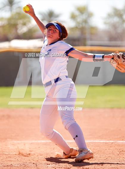 Thumbnail 2 in Chandler vs. Tolleson (Hamilton Softball Invitational) photogallery.