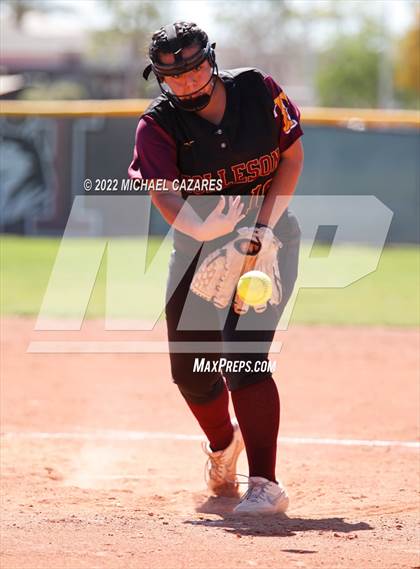 Thumbnail 2 in Chandler vs. Tolleson (Hamilton Softball Invitational) photogallery.