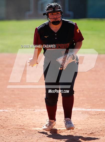 Thumbnail 2 in Chandler vs. Tolleson (Hamilton Softball Invitational) photogallery.