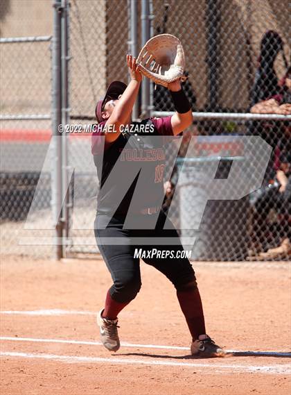 Thumbnail 2 in Chandler vs. Tolleson (Hamilton Softball Invitational) photogallery.