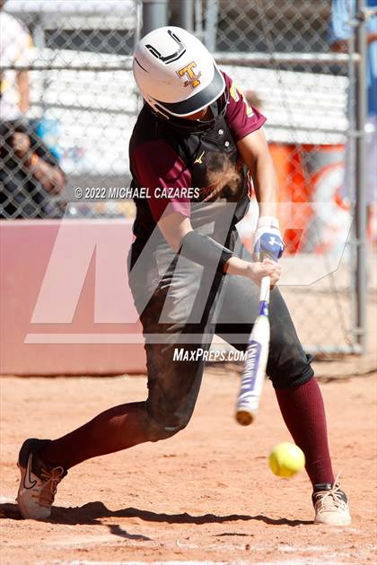 Thumbnail 3 in Chandler vs. Tolleson (Hamilton Softball Invitational) photogallery.
