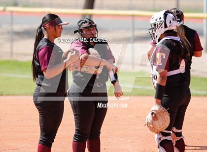 Thumbnail 2 in Chandler vs. Tolleson (Hamilton Softball Invitational) photogallery.
