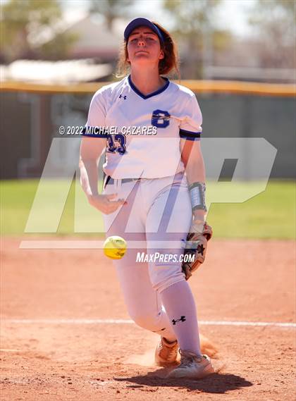 Thumbnail 3 in Chandler vs. Tolleson (Hamilton Softball Invitational) photogallery.