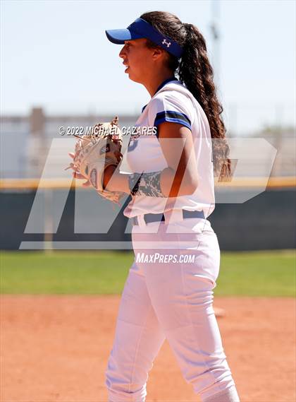 Thumbnail 2 in Chandler vs. Tolleson (Hamilton Softball Invitational) photogallery.