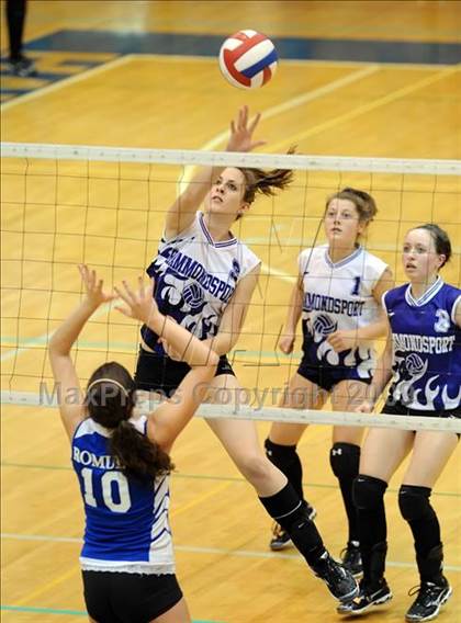 Thumbnail 2 in Hammondsport vs. Romulus (Section V, Class D Playoffs) photogallery.