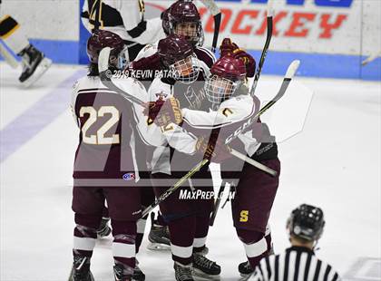 Thumbnail 1 in Sheehan vs. Daniel Hand (CIAC D3 Semifinal) photogallery.