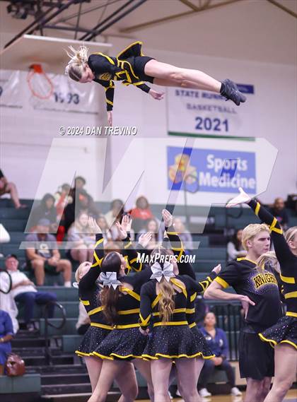 Thumbnail 3 in 2024 Beach District Cheer Comp (Kellam) photogallery.