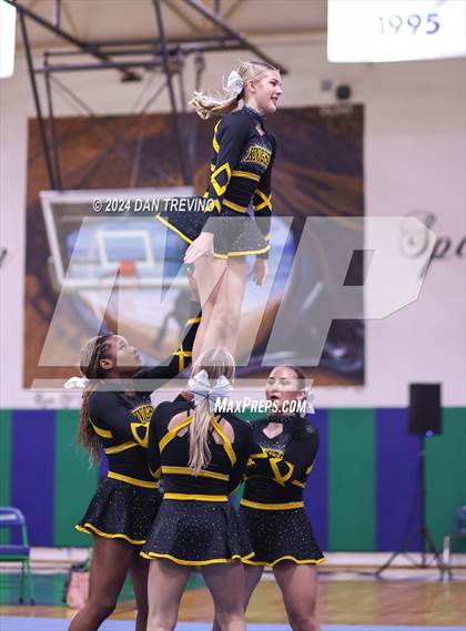 Thumbnail 3 in 2024 Beach District Cheer Comp (Kellam) photogallery.
