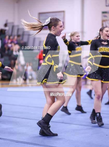 Thumbnail 2 in 2024 Beach District Cheer Comp (Kellam) photogallery.