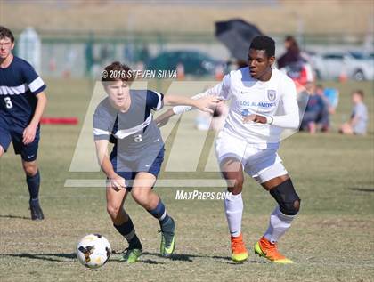 Thumbnail 3 in Los Alamitos vs. Loyola (22nd Annual SoCal Soccer Classic) photogallery.