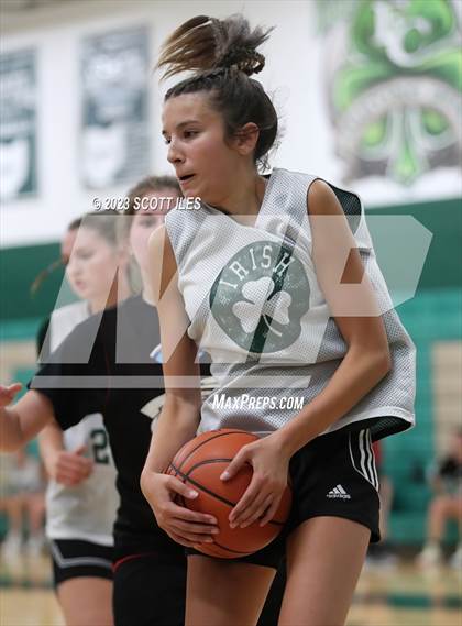 Thumbnail 2 in Fairfield Union vs Fisher Catholic (Scrimmage) photogallery.