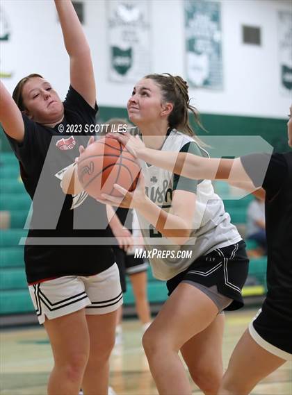 Thumbnail 1 in Fairfield Union vs Fisher Catholic (Scrimmage) photogallery.