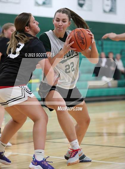 Thumbnail 2 in Fairfield Union vs Fisher Catholic (Scrimmage) photogallery.