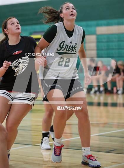 Thumbnail 3 in Fairfield Union vs Fisher Catholic (Scrimmage) photogallery.
