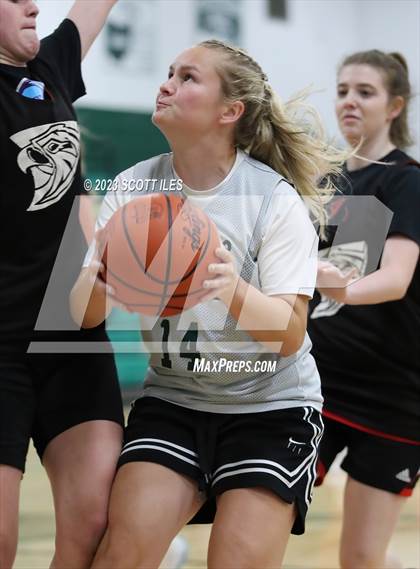 Thumbnail 2 in Fairfield Union vs Fisher Catholic (Scrimmage) photogallery.