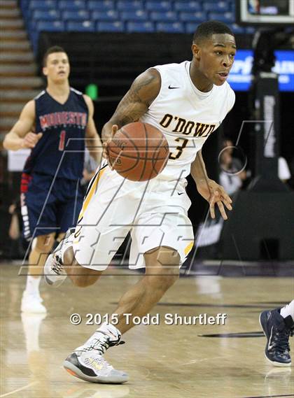 Thumbnail 3 in Modesto Christian vs. Bishop O'Dowd (CIF NorCal Regional Open Division Final) photogallery.