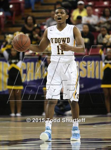 Thumbnail 1 in Modesto Christian vs. Bishop O'Dowd (CIF NorCal Regional Open Division Final) photogallery.
