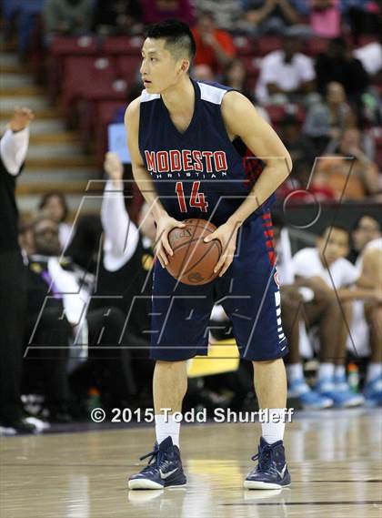 Thumbnail 1 in Modesto Christian vs. Bishop O'Dowd (CIF NorCal Regional Open Division Final) photogallery.