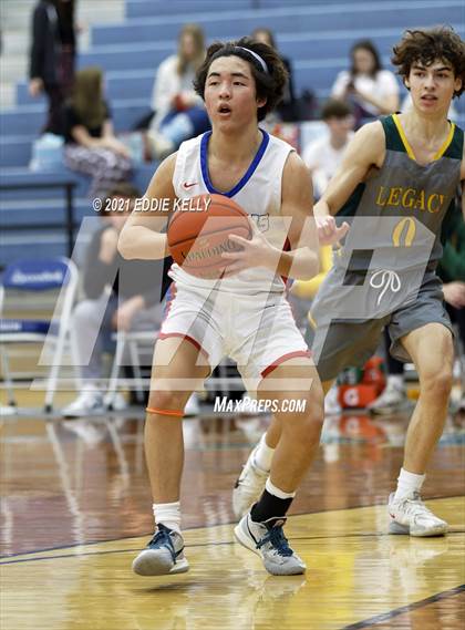 Thumbnail 2 in Trinity Christian vs Legacy Christian Academy (Krum Invitational) photogallery.