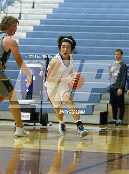 Thumbnail 2 in Trinity Christian vs Legacy Christian Academy (Krum Invitational) photogallery.