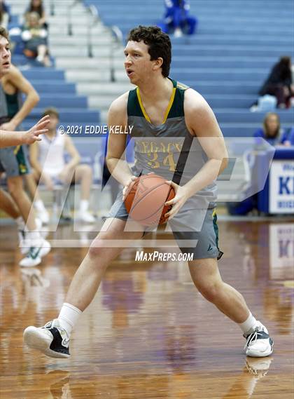 Thumbnail 1 in Trinity Christian vs Legacy Christian Academy (Krum Invitational) photogallery.