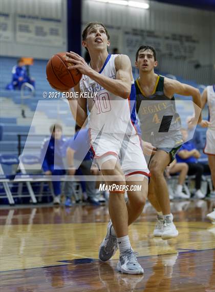 Thumbnail 1 in Trinity Christian vs Legacy Christian Academy (Krum Invitational) photogallery.