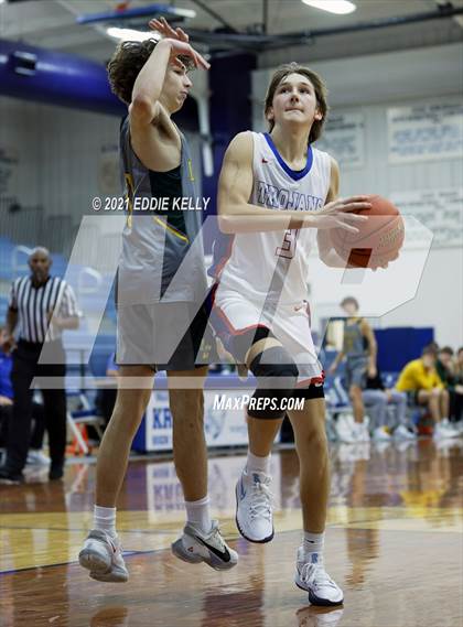 Thumbnail 2 in Trinity Christian vs Legacy Christian Academy (Krum Invitational) photogallery.