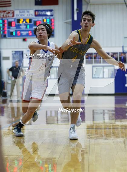Thumbnail 2 in Trinity Christian vs Legacy Christian Academy (Krum Invitational) photogallery.