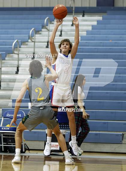 Thumbnail 3 in Trinity Christian vs Legacy Christian Academy (Krum Invitational) photogallery.
