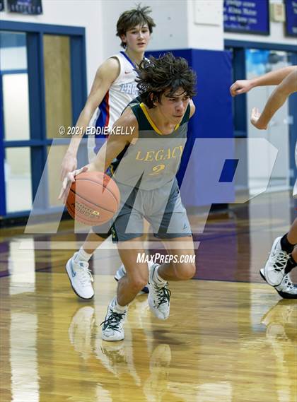 Thumbnail 1 in Trinity Christian vs Legacy Christian Academy (Krum Invitational) photogallery.