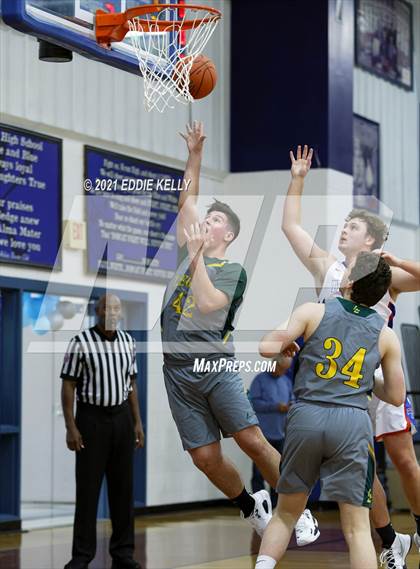 Thumbnail 1 in Trinity Christian vs Legacy Christian Academy (Krum Invitational) photogallery.
