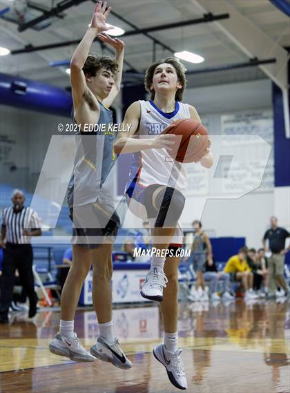 Thumbnail 3 in Trinity Christian vs Legacy Christian Academy (Krum Invitational) photogallery.