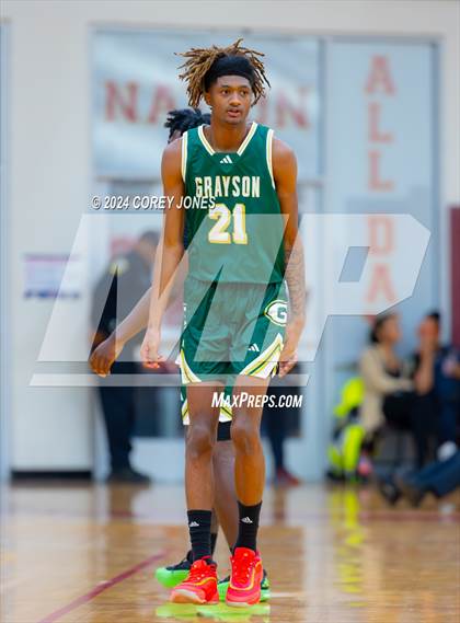 Thumbnail 3 in Combine Academy National vs Grayson (Hard In The Paint Classic) photogallery.