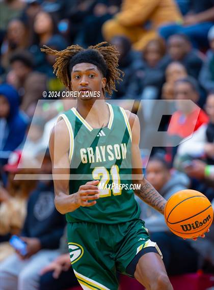 Thumbnail 3 in Combine Academy National vs Grayson (Hard In The Paint Classic) photogallery.