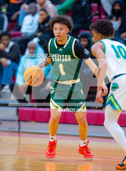 Thumbnail 1 in Combine Academy National vs Grayson (Hard In The Paint Classic) photogallery.